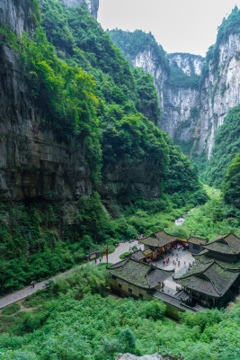 重庆武隆天坑天生三桥