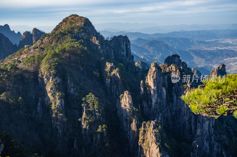 安徽黄山风景区自然风光