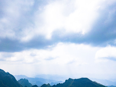 自然风景巍峨大山高山