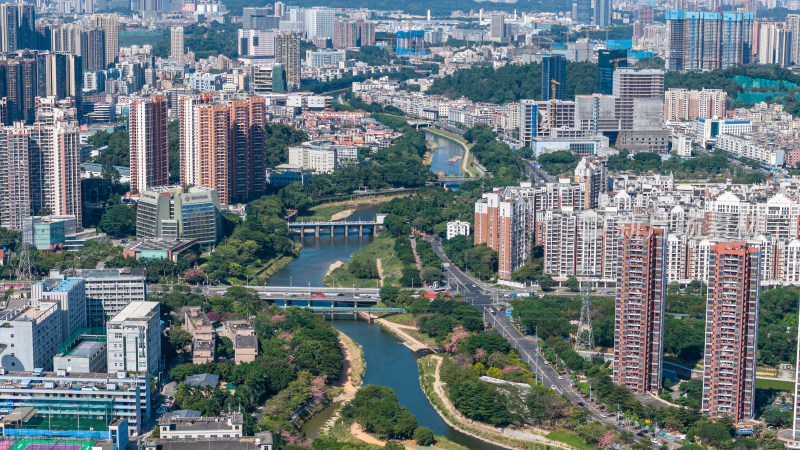 深圳龙华区观澜河