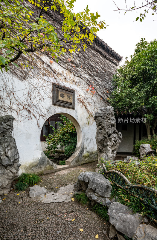 苏州艺圃园林景点景观