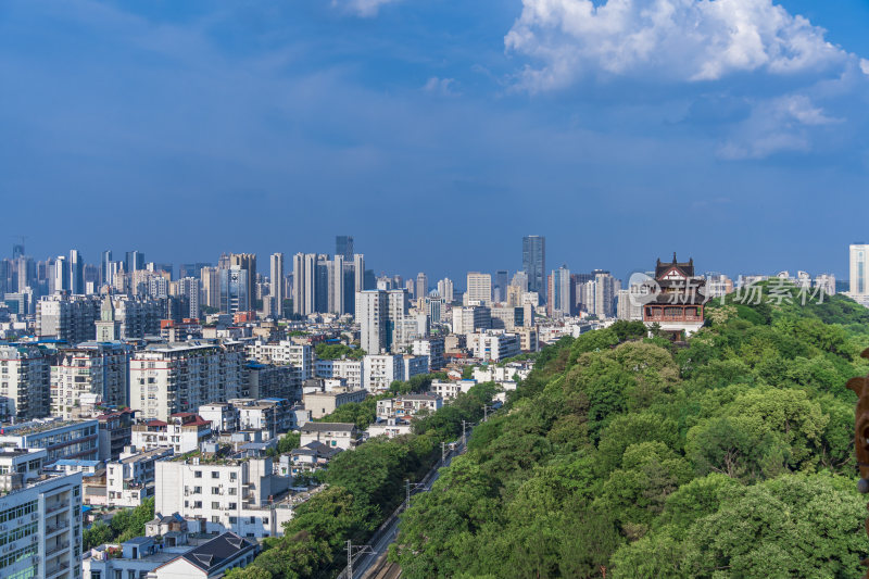 武汉武昌区黄鹤楼公园风景