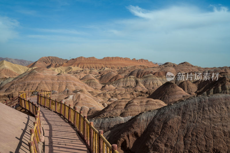 甘肃张掖七彩丹霞风景