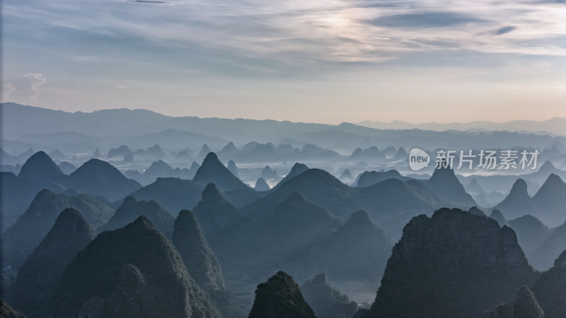 广西桂林喀斯特地貌景观