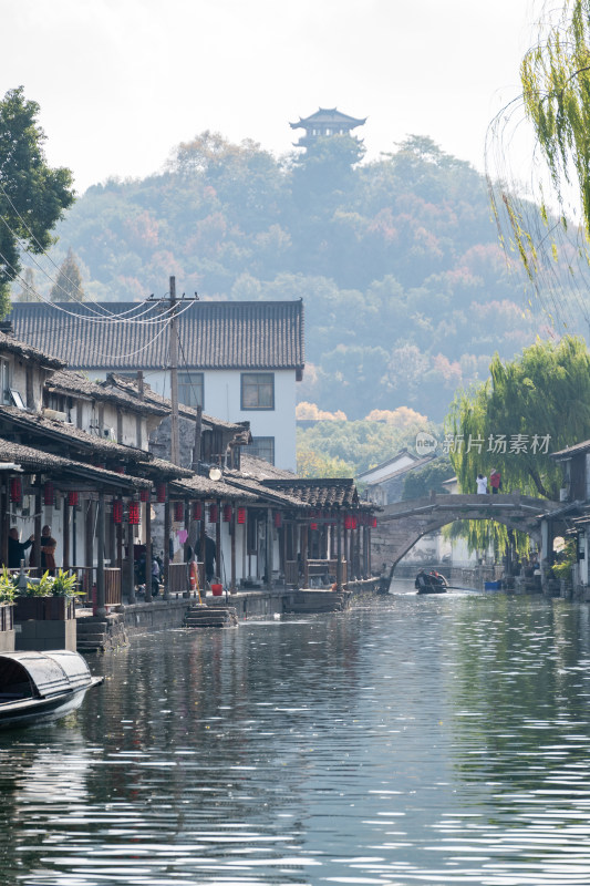 秋冬时节，绍兴江南水乡风景