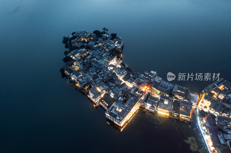 中国云南大理双廊夜景