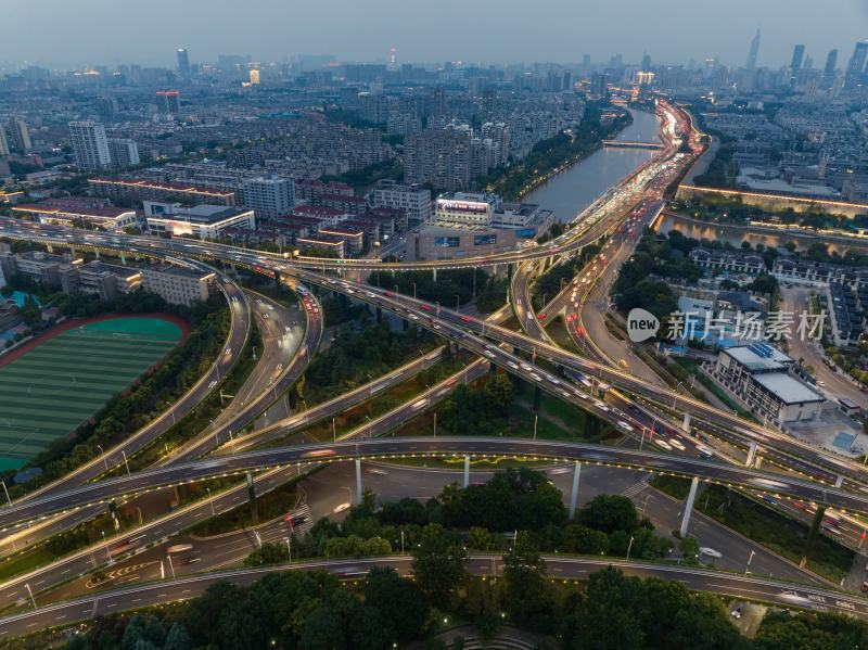 南京赛虹桥立交夜景