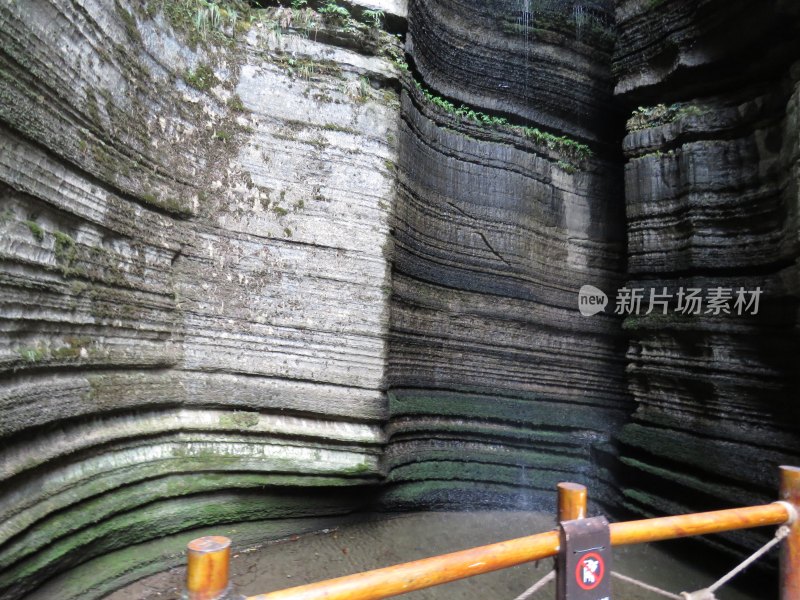 湖北恩施梭布垭石林旅游风光