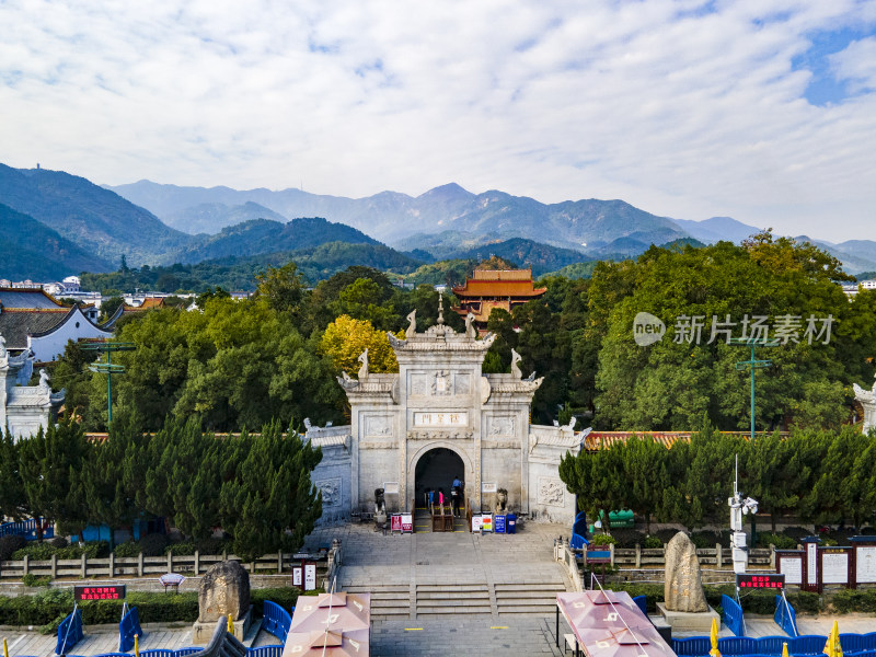 湖南南岳衡山5A景区航拍摄影图