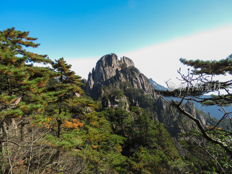 中国安徽黄山旅游风光