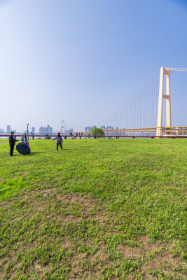 武汉洪山江滩公园风景