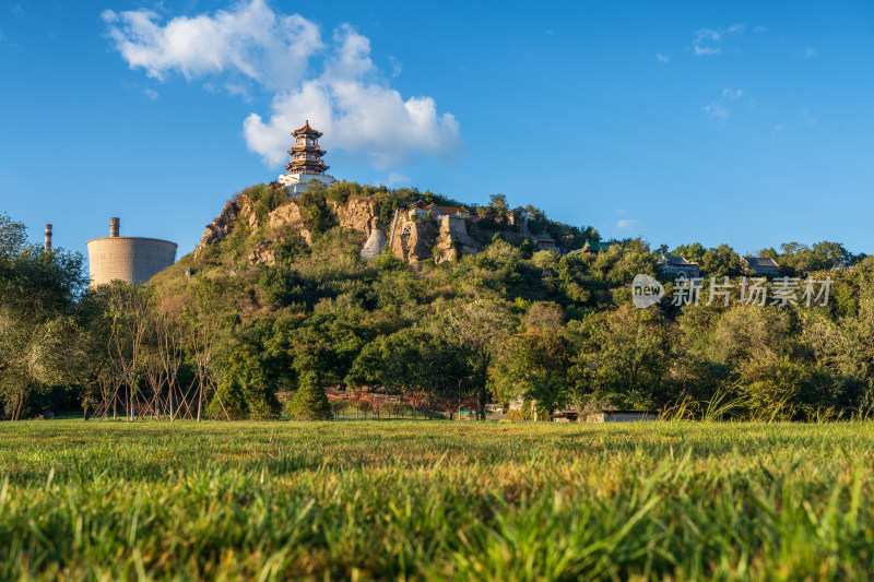 北京石景山首钢园功碑阁