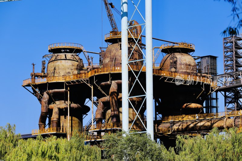 首钢园工业遗存风光