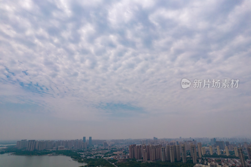 安徽蚌埠龙湖风景航拍图