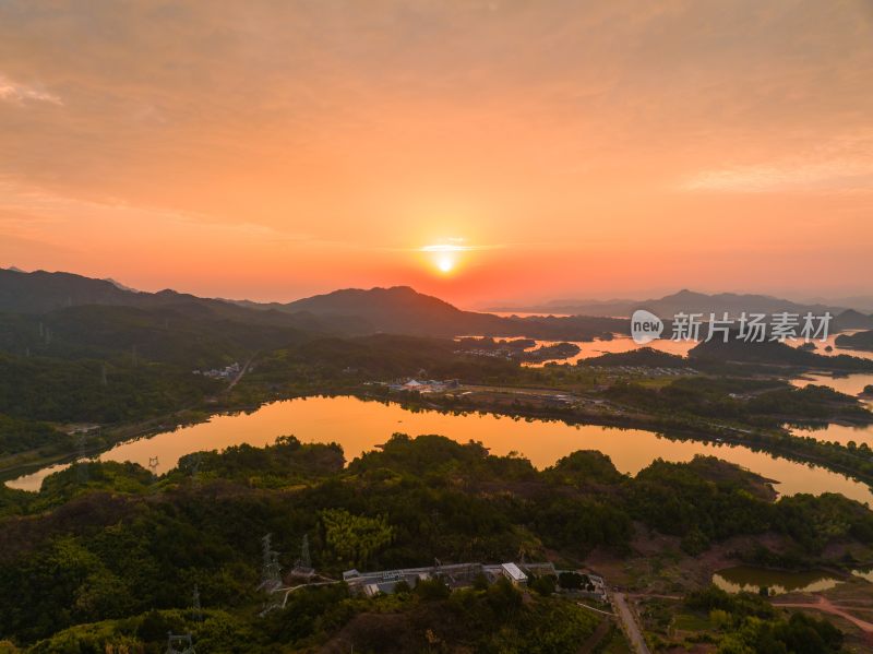 千岛湖日出风光