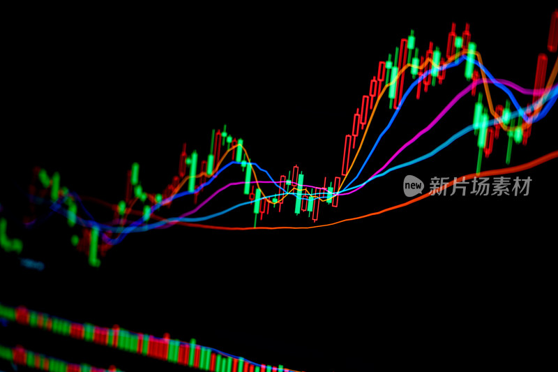 金融经济主题股市行情指数素材图片