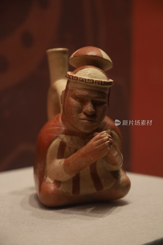 古代人物陶俑特写