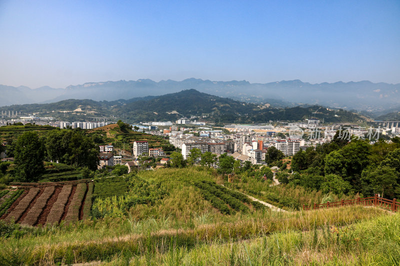 美丽乡村湖北秭归三斗坪镇中堡村田园风景