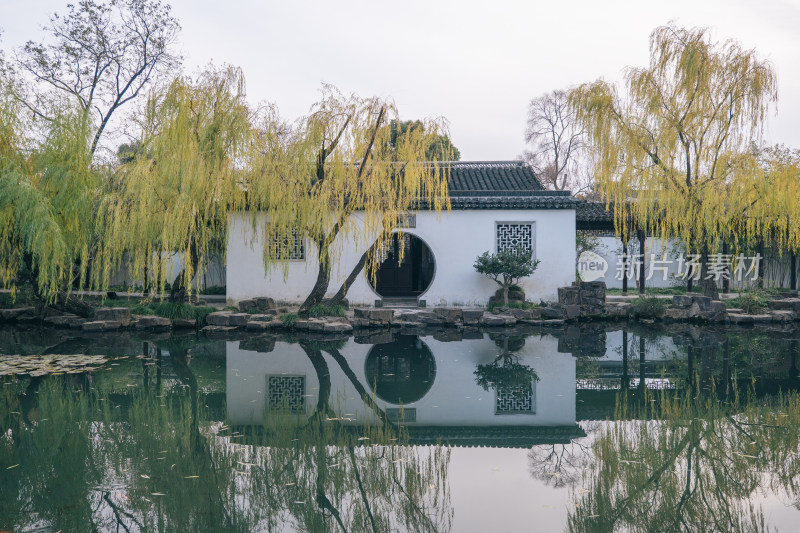 苏州园林-可园-中式庭院水景