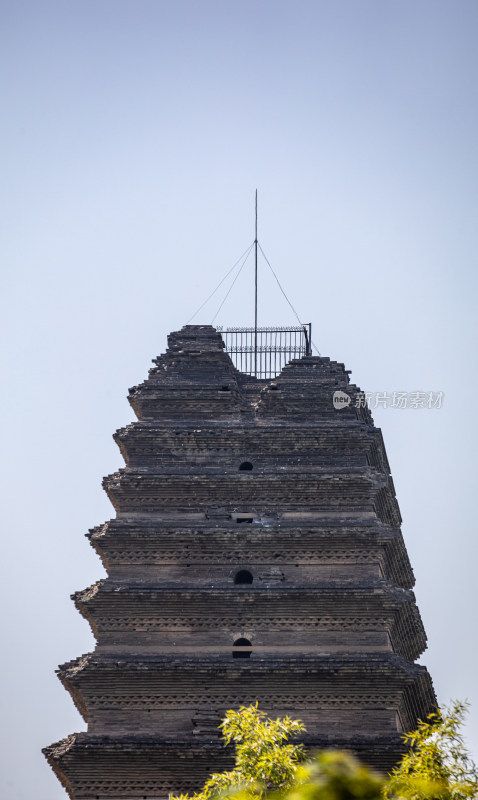 陕西西安小雁塔遗址公园西安博物馆景点景观