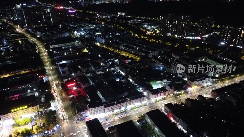 广东东莞：清溪镇夜景