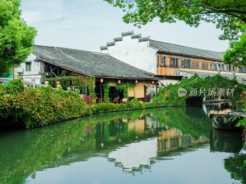 绍兴安昌古镇江南水乡风景