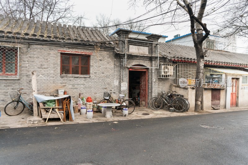 中国北京：胡同
