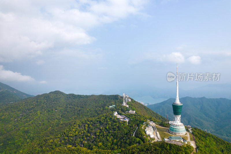 深圳梧桐山航拍图