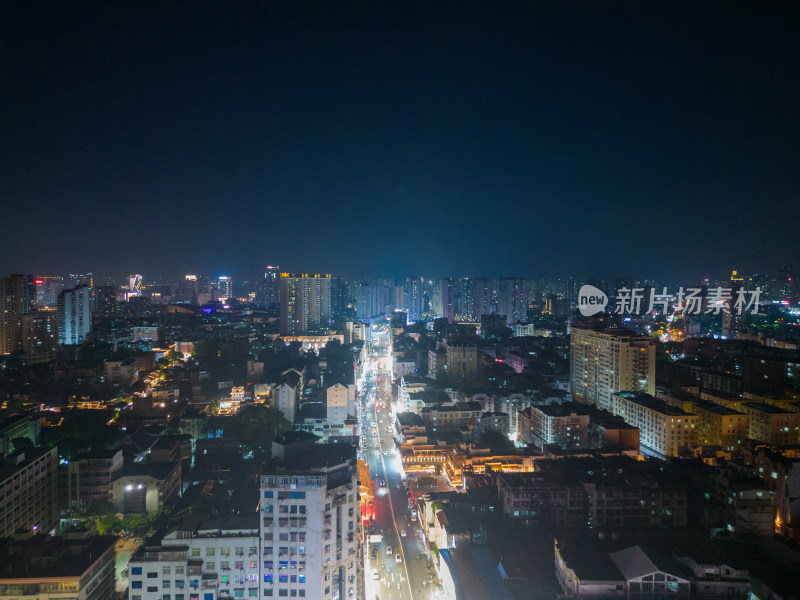 福建莆田文献路夜景