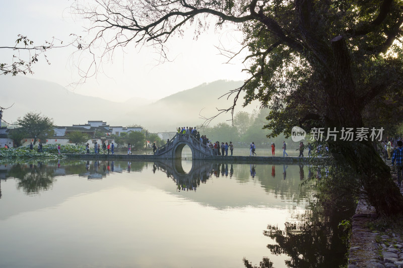 安徽宏村秋天风景