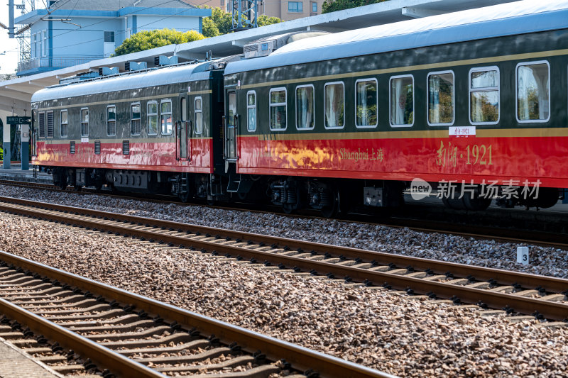 浙江嘉兴南湖1921旅行列车