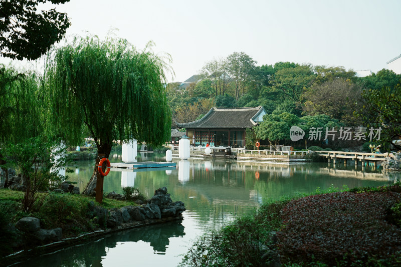 盘门景区涛隐翠埜榭