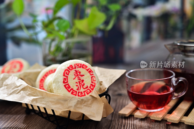 中国传统节日中秋节美食酥皮月饼