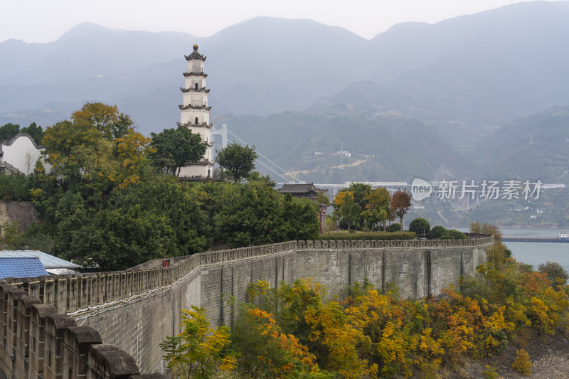 重庆奉节夔州古城耀奎塔