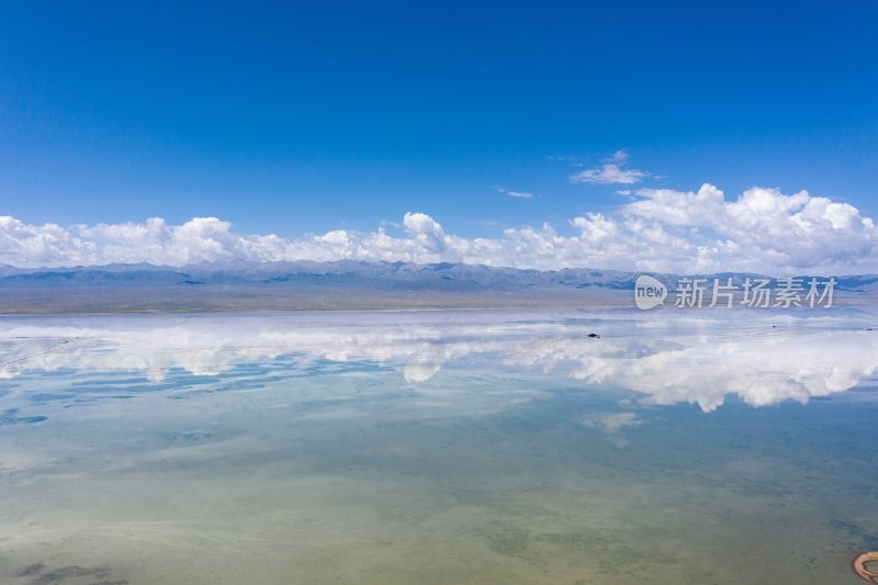 青海茶卡盐湖航拍