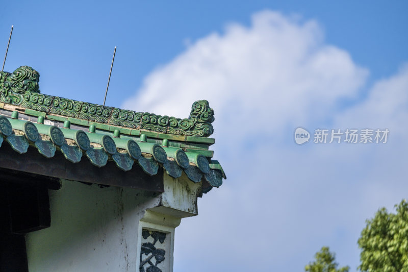 杭州西湖景区文澜阁风景