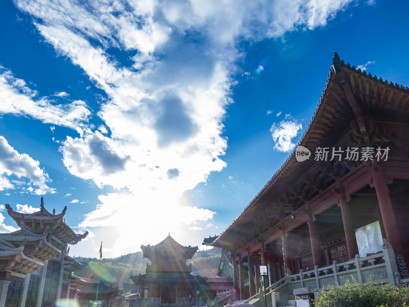 山西五台山普寿寺风景