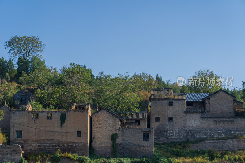 山西晋城，废弃的古村落遗址