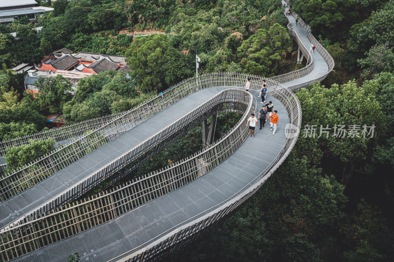 福州福道森林栈道航拍