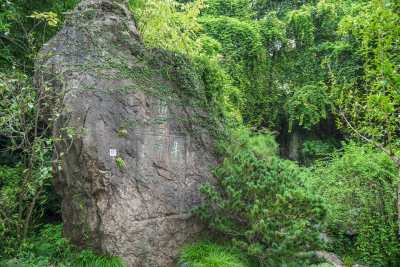 杭州凤凰山万松书院风景