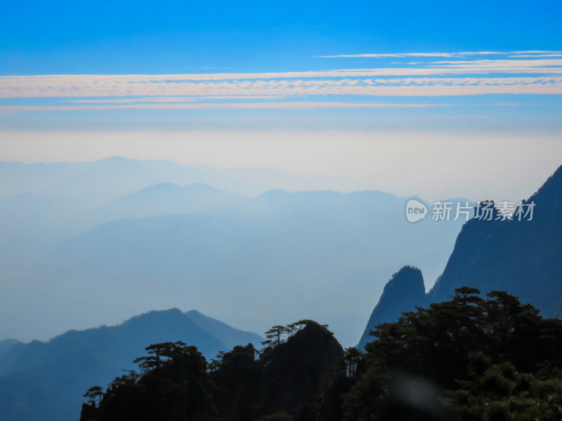 中国安徽黄山旅游风光