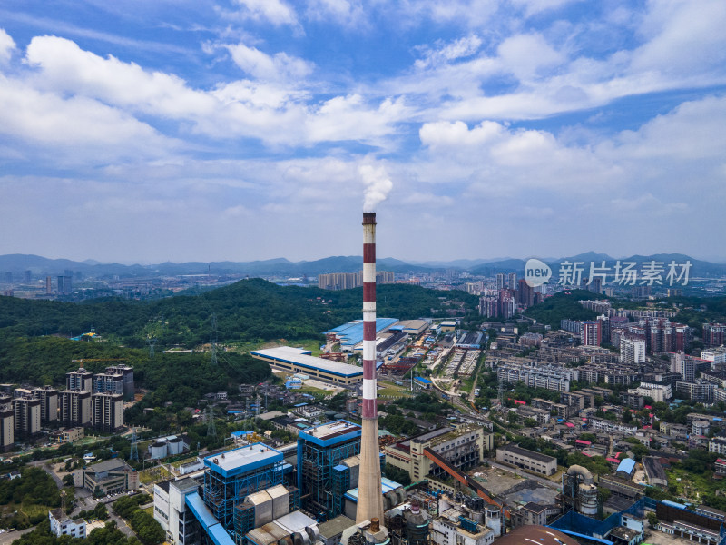 湖南株洲城市风光航拍