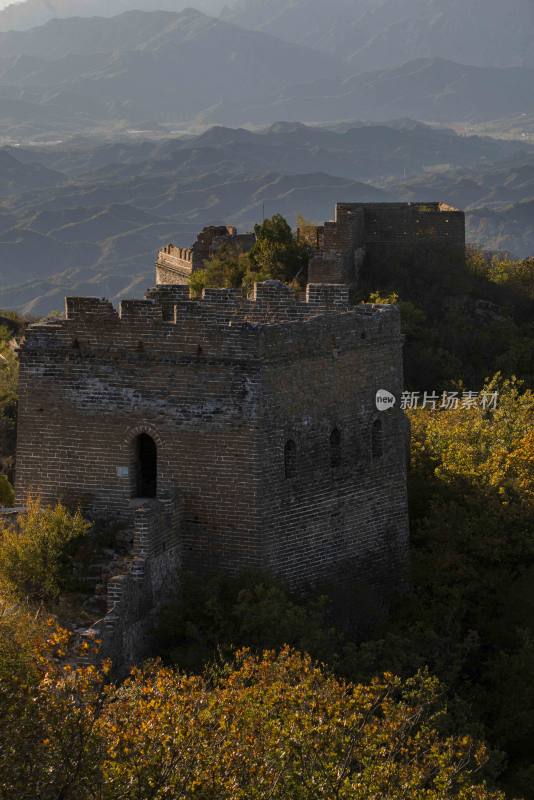 中国长城宣传图大气风光日出日落