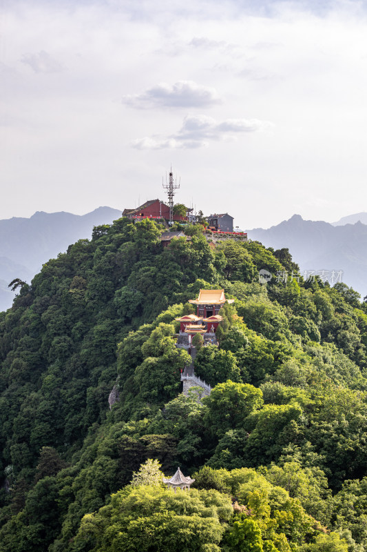 西安秦岭终南山南五台自然风光景点景观