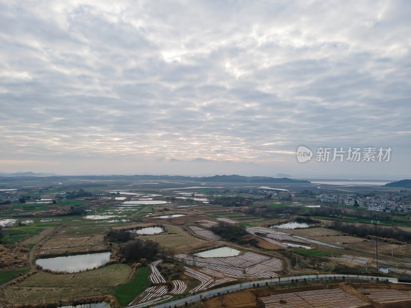 江西九江田园风光乡村风景航拍