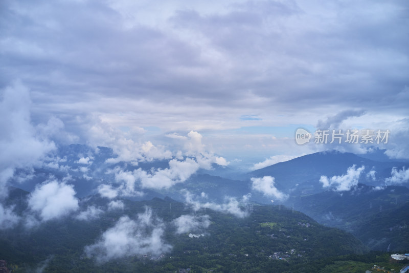 峨眉山的原始森林