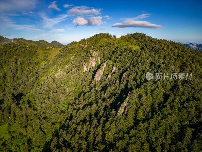 祖国大好河山湖北神农架 A景区航拍摄影图