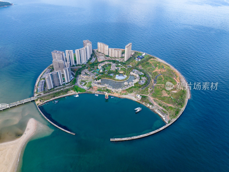 海南万宁融创日月湾航拍