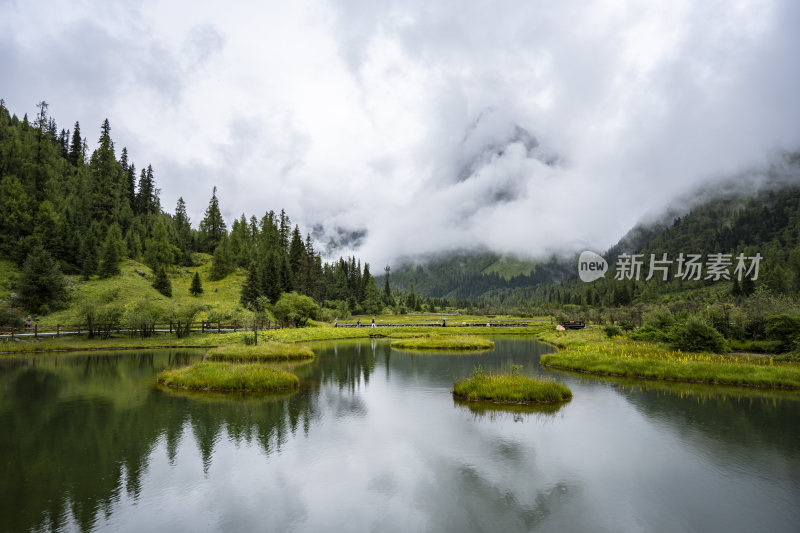 四川四姑娘山双桥沟自然风景