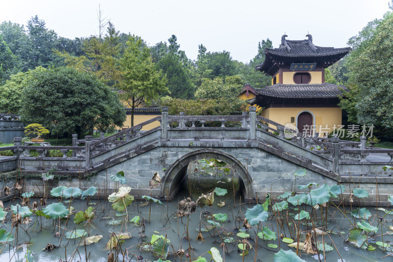 杭州三台山慧因高丽寺风景